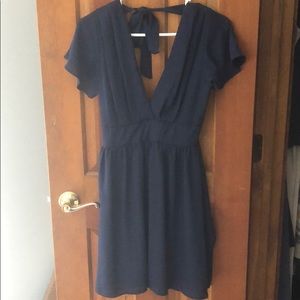Lulus navy blue dress